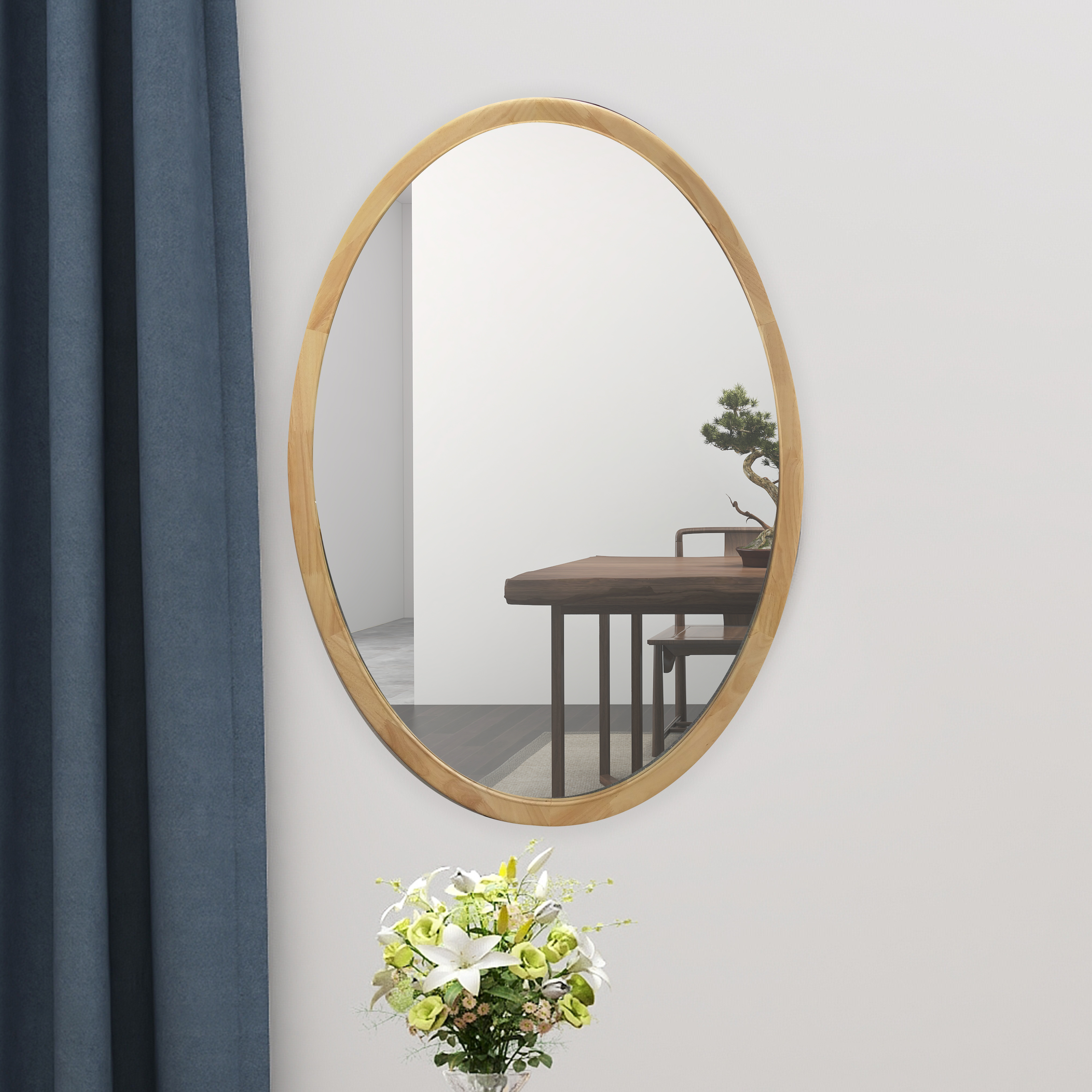 oval decorative mirror